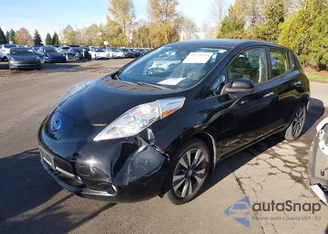 2015 Nissan Leaf Sl z USA, uszkodzony, nr VIN 1N4AZ0CPXFC306557